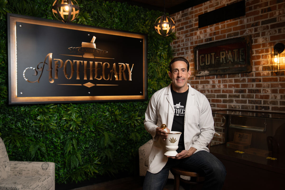 Tony Minniti, Founder of Camden Apothecary, cannabis dispensary near Philadelphia Camden Apothecary
